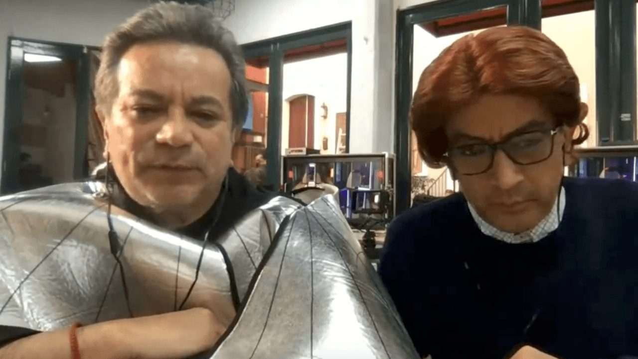 Los Mascabrothers en Conferencia de prensa Noche de buenas 2021