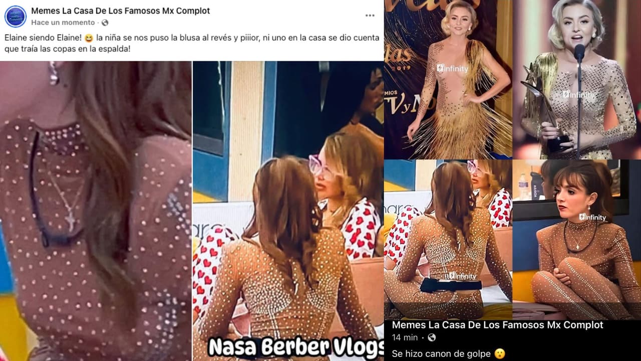 Comparan incidente de vestuario de Elaine Haro con el que le ocurrió a Angelique Boyer en La Casa de los Famosos México