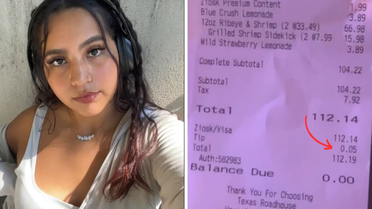 Mesera revela que recibió 5 centavos como propina y enfurece: "las personas apestan"