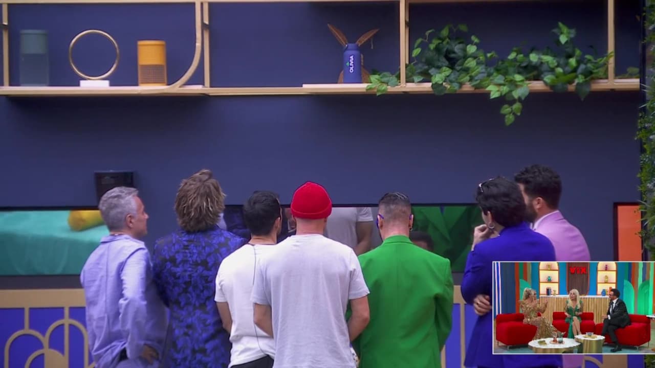 Los hombres inauguran ‘La galería del destriunfo’ con el termo de Olivia Collins en La Casa de los Famosos México 2025