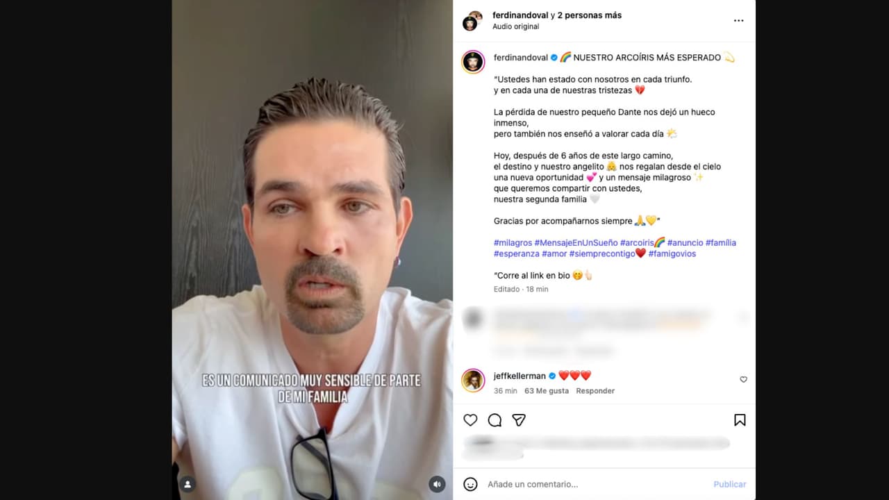 Ferdinando Valencia y Brenda Kellerman revelan cómo se enteraron que esperaban otro bebé