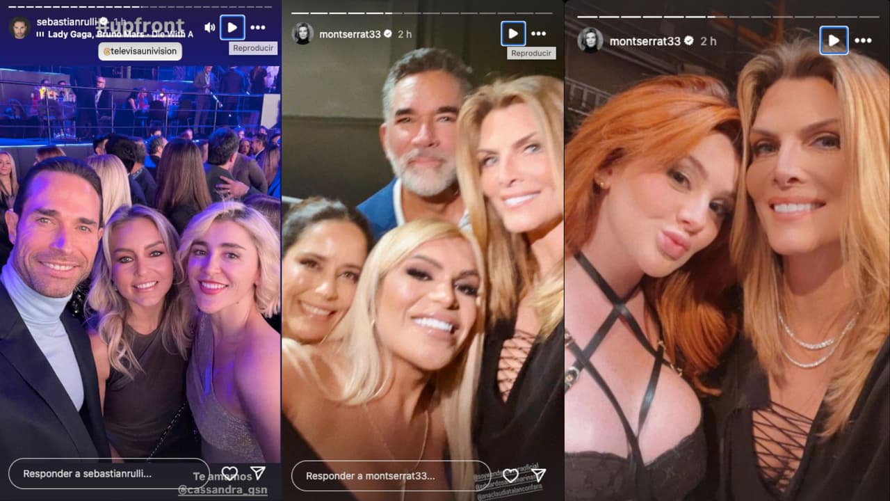 Los famosos se reunieron en el evento Upfront 2025 de TelevisaUnivision
<br>