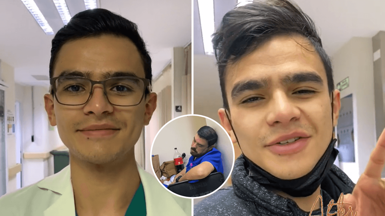 Médicos impactan con su antes y después de una jornada laboral: algunos trabajan más de 24 horas