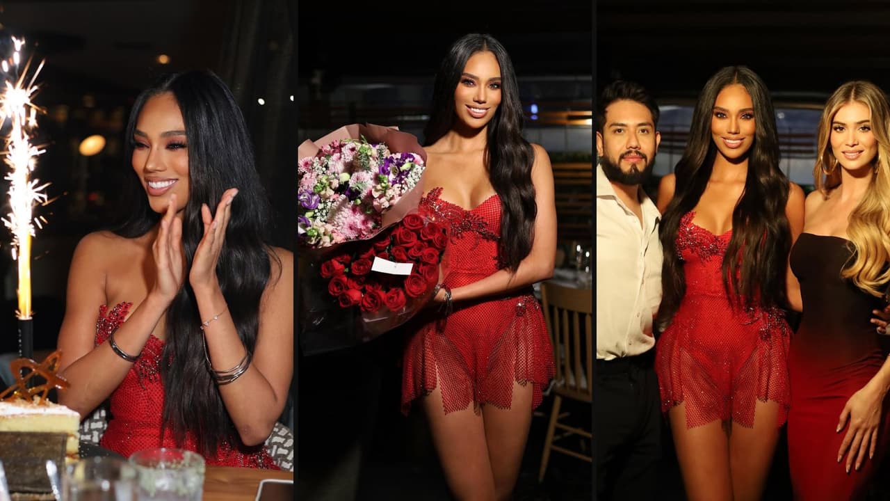 Priscila Valverde celebra su cumpleaños en compañía de sus amigos