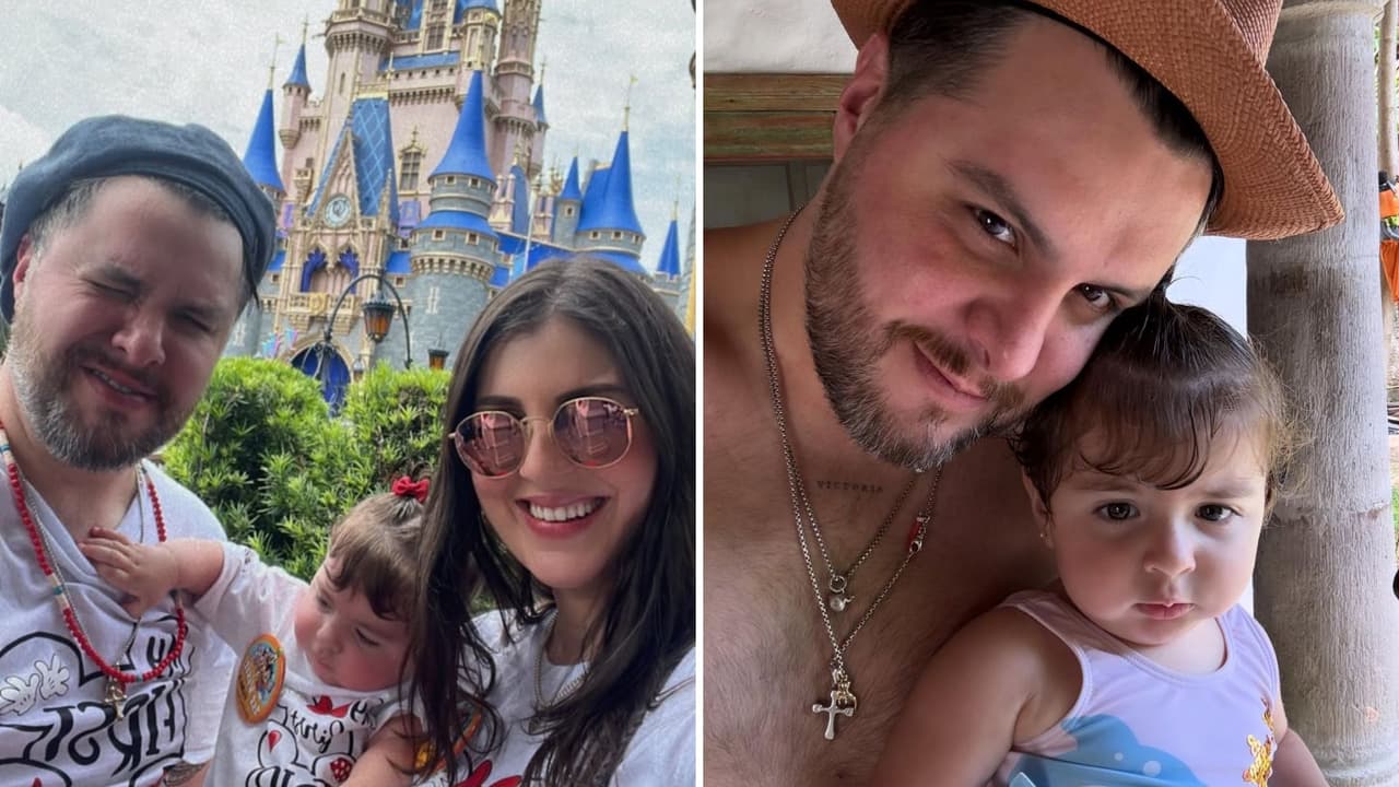 Paul Stanley con su esposa Joely y su hija Victoria.