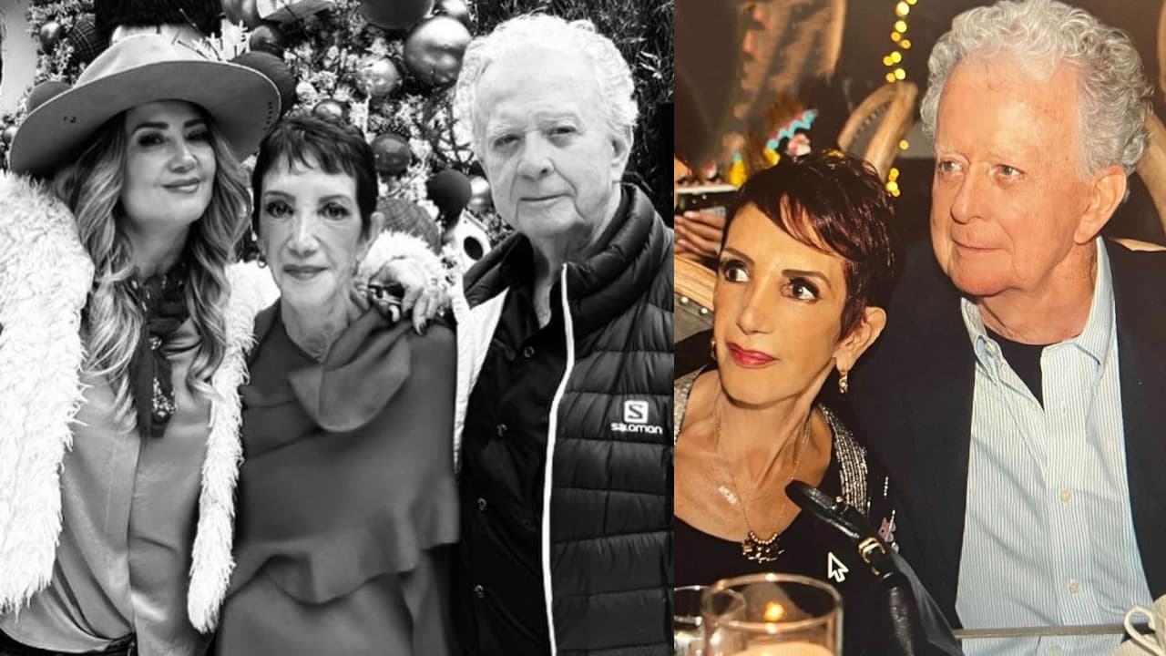 Andrea Legarreta conmueve al celebrar el cumpleaños de su papá por primera vez sin su mamá