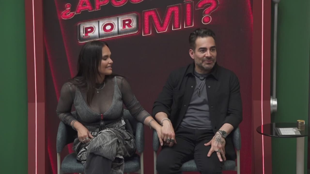 Lucy y Omar Chaparro en la Villa de ¿Apostarías por mí?