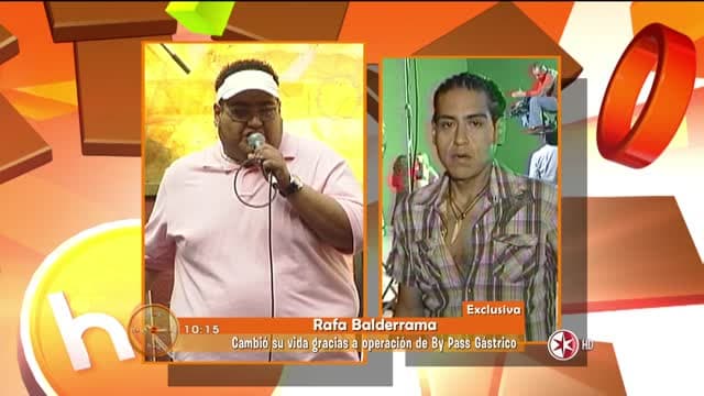 Rafa Valderrama dejó atrás la obesidad HOY