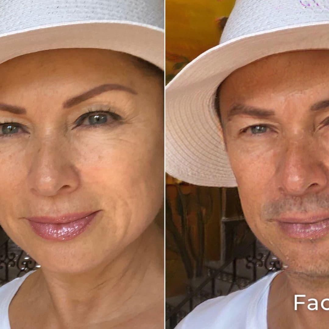 Lety Calderón no puedo aguantar la risa al ver cómo se veía siendo hombre; sin embargo, sus fans destacaron que sería un tipo muy atractivo.