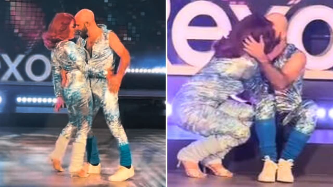 Sandra Itzel e Imanol en 'Las Estrellas bailan en Hoy'