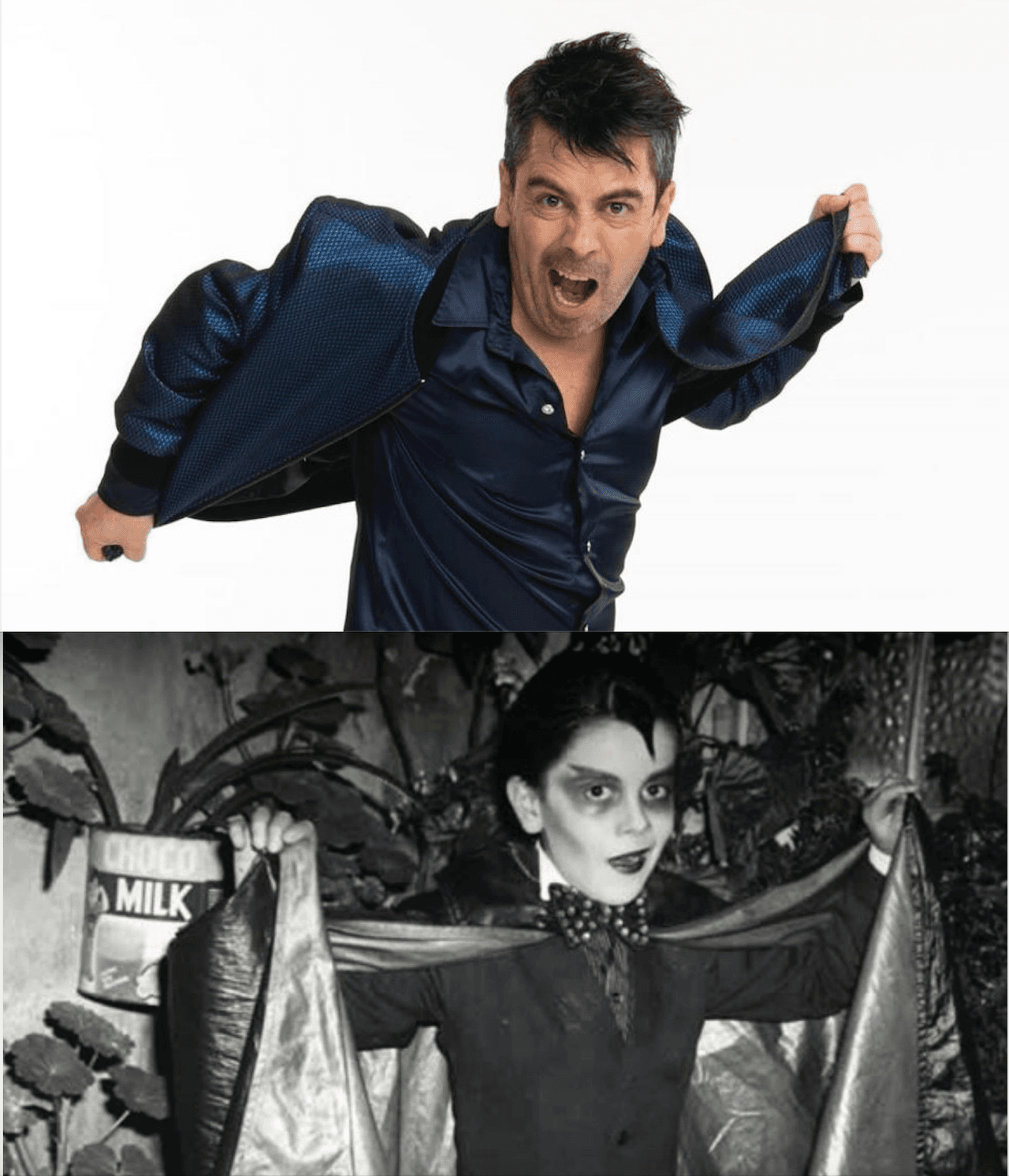 Carlitos Espejel ya interpretaba a 'Chiquidrácula' en 'Chiquilladas'.