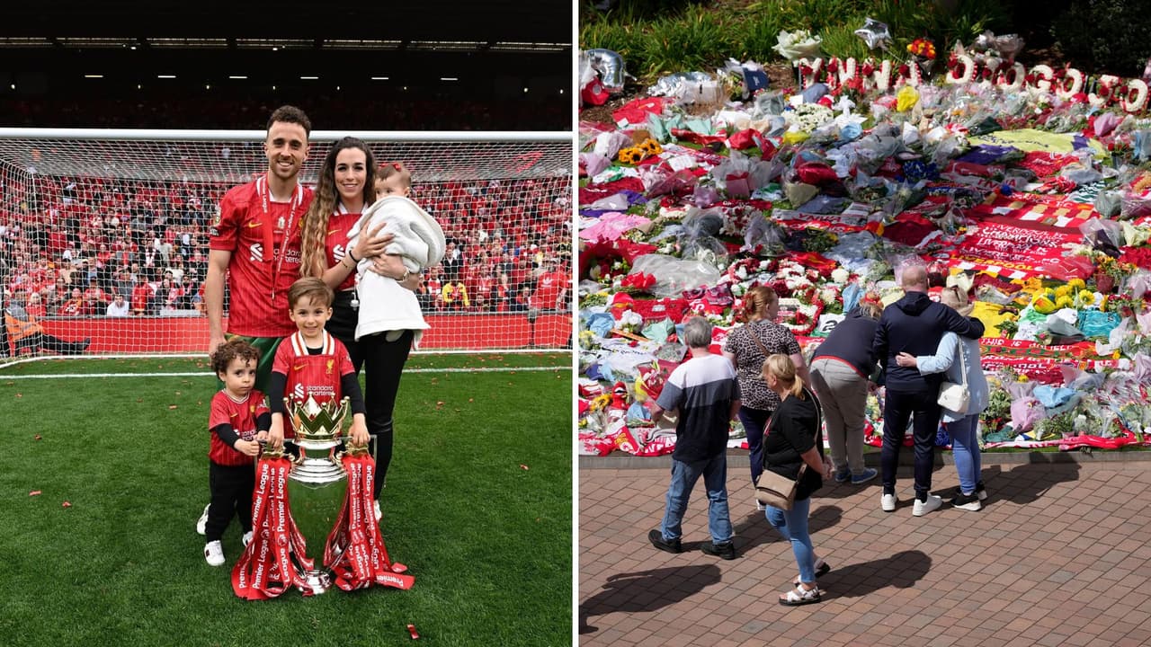 Familia de Diogo Jota se despide del futbolista; acude al homenaje de sus fans
