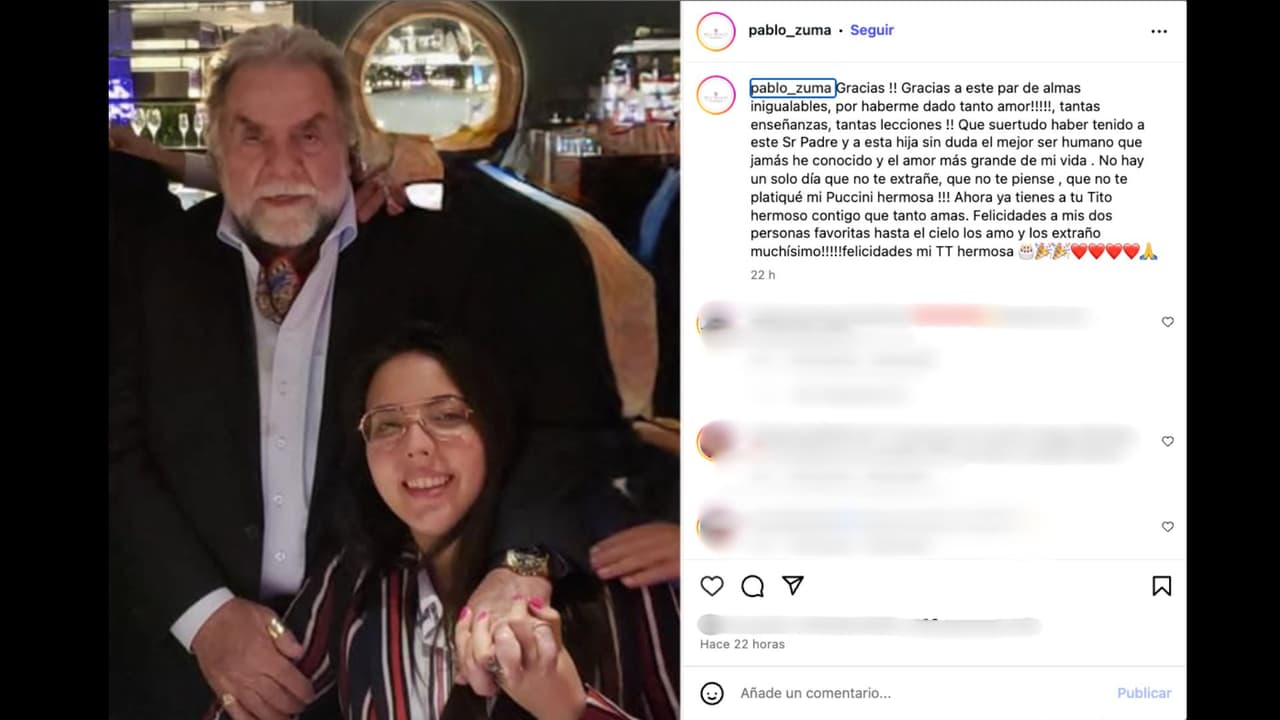 Pablo Moctezuma, padre de Frida Sofía, dedica emotivo mensaje a su hija Natasha