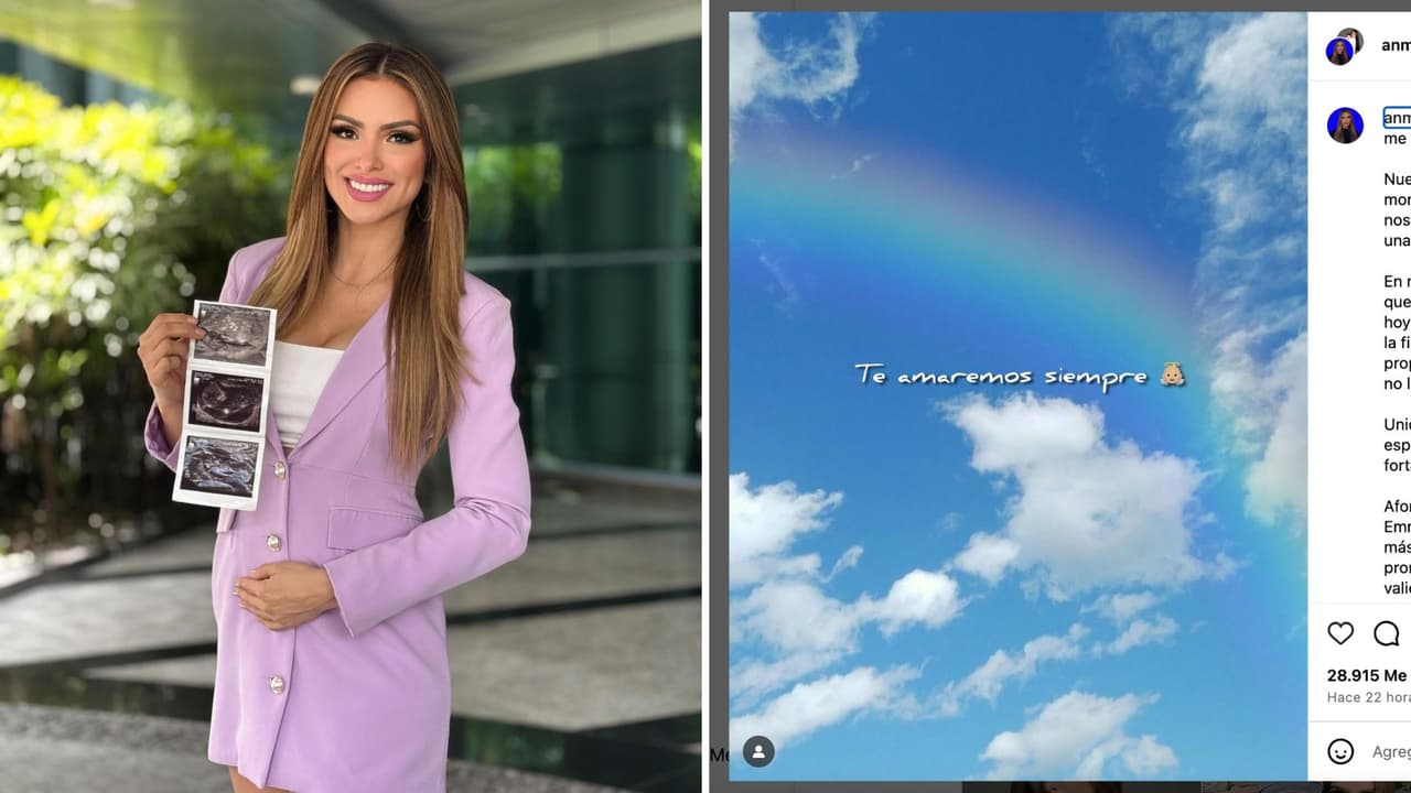 La presentadora de televisión Anmarie Camacho anuncia la pérdida de su bebé.