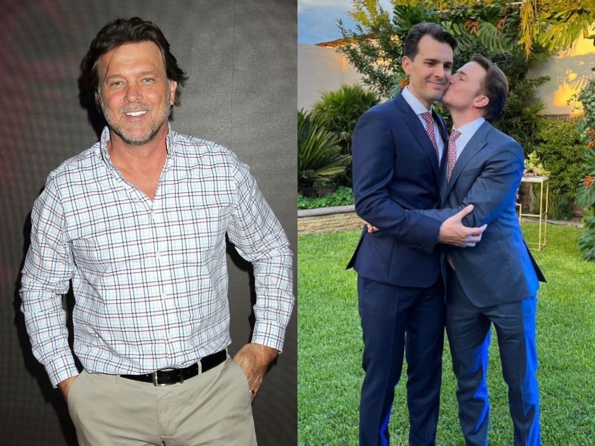 René Strickler dedica emotivas palabras a su hijo y yerno en su boda