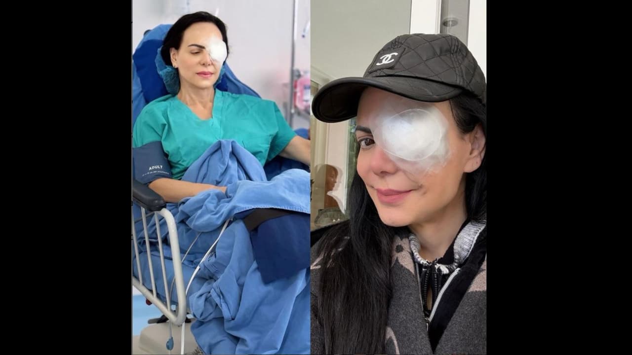 Maribel Guardia se sometió a una cirugía para mejorar su vista