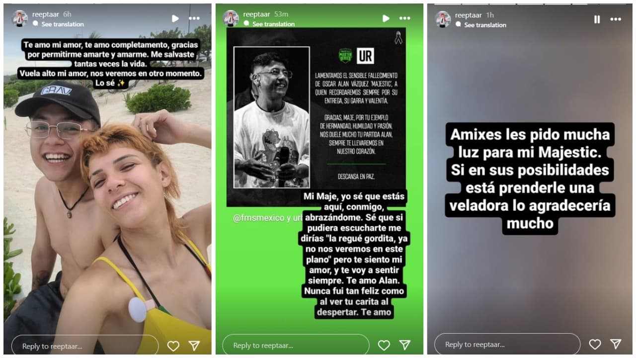 Novia del rapero Majestic le dedica mensajes