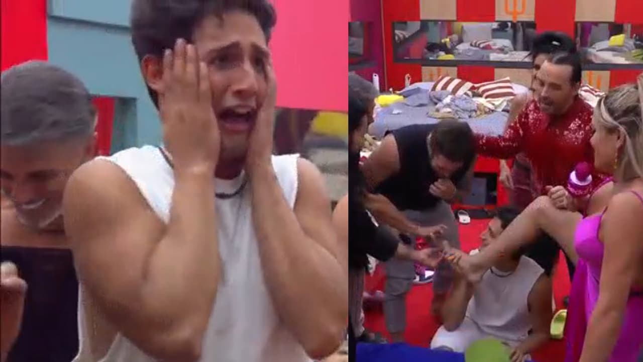 Nicola lo cumplió: Chupó el pie de Wendy y así reaccionó el Team Infierno