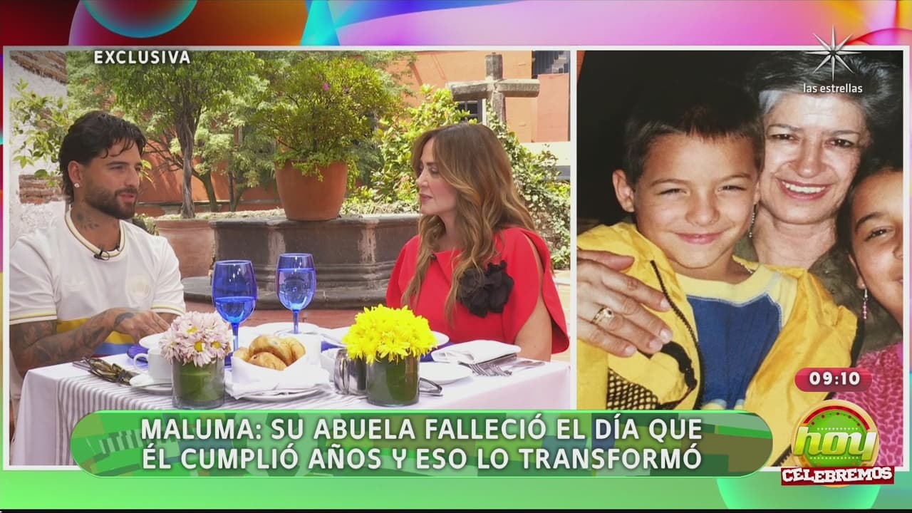 Entrevista de Andrea Legarreta a Maluma.