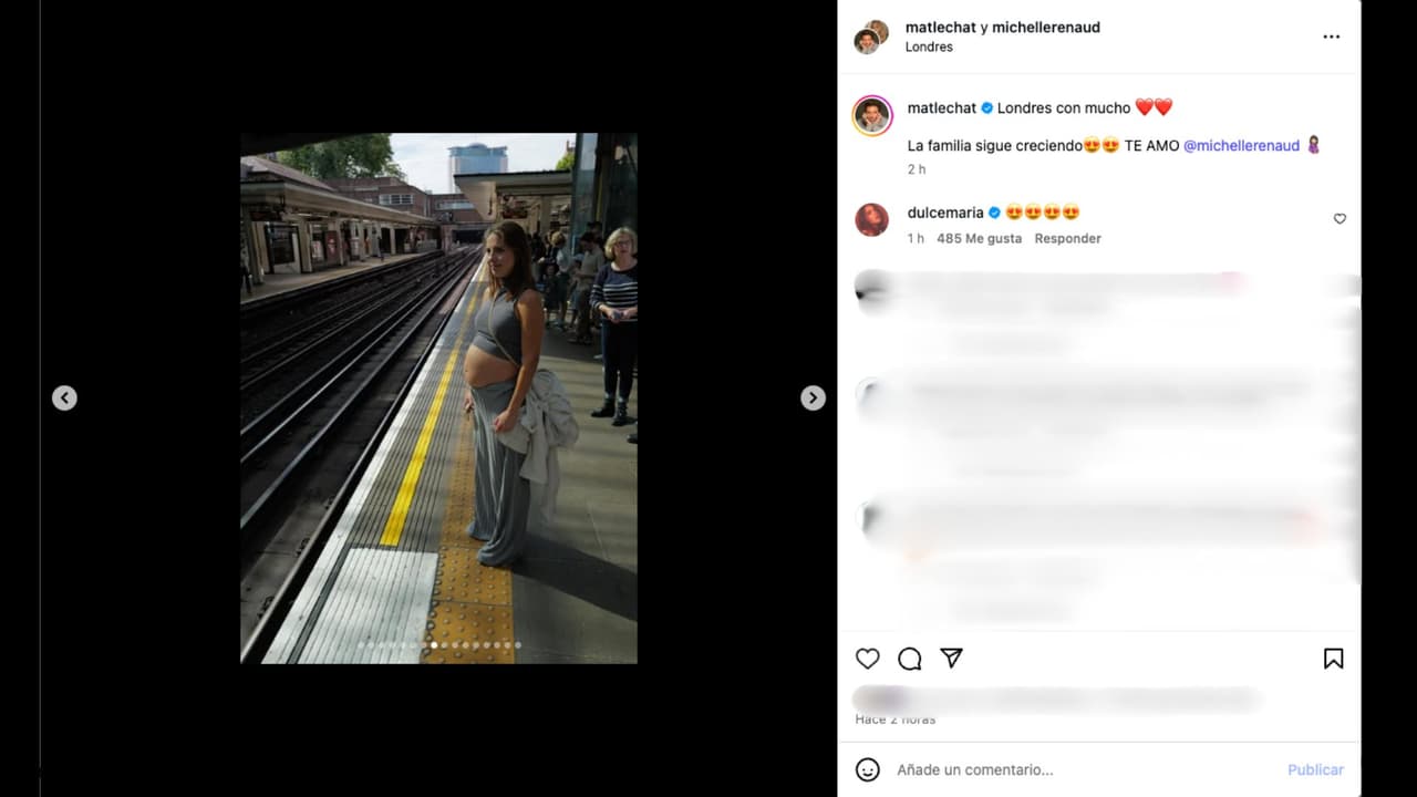 Matías Novoa y Michelle Renaud anuncian que están esperando su segundo hijo en común