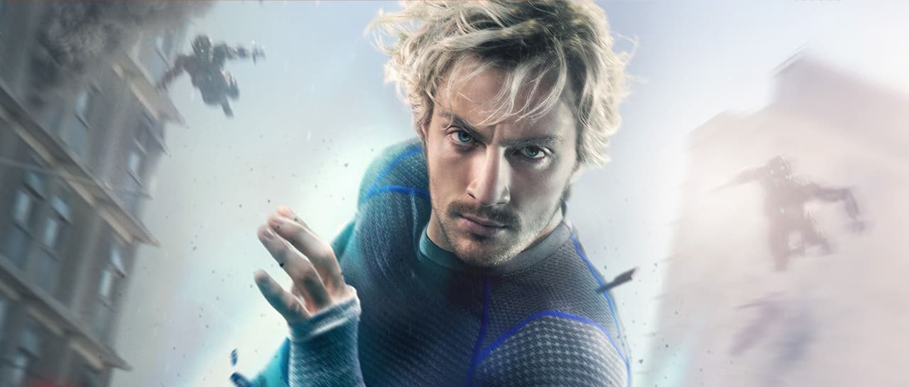 Aaron Taylor-Johnson interpretó a Quicksilver para Marvel Studios en 'Avengers: La Era de Ultrón'