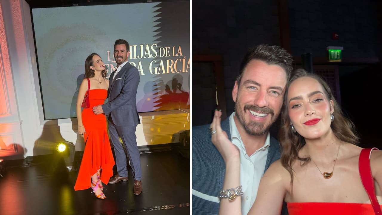 Juan Diego Covarrubias y su esposa Renata Haro.