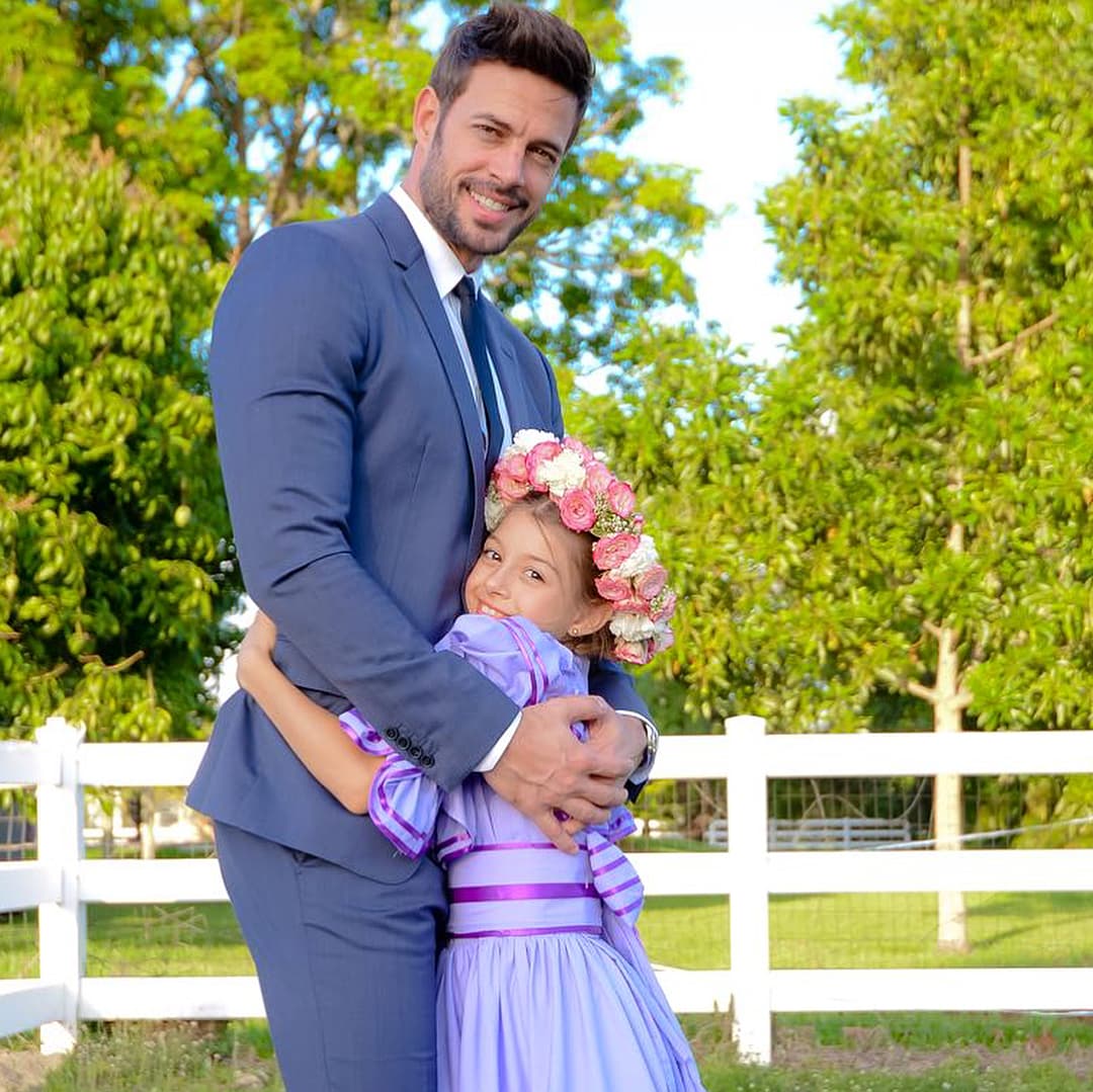 William Levy y Kailey, de 8 años, tienen una bella relación
