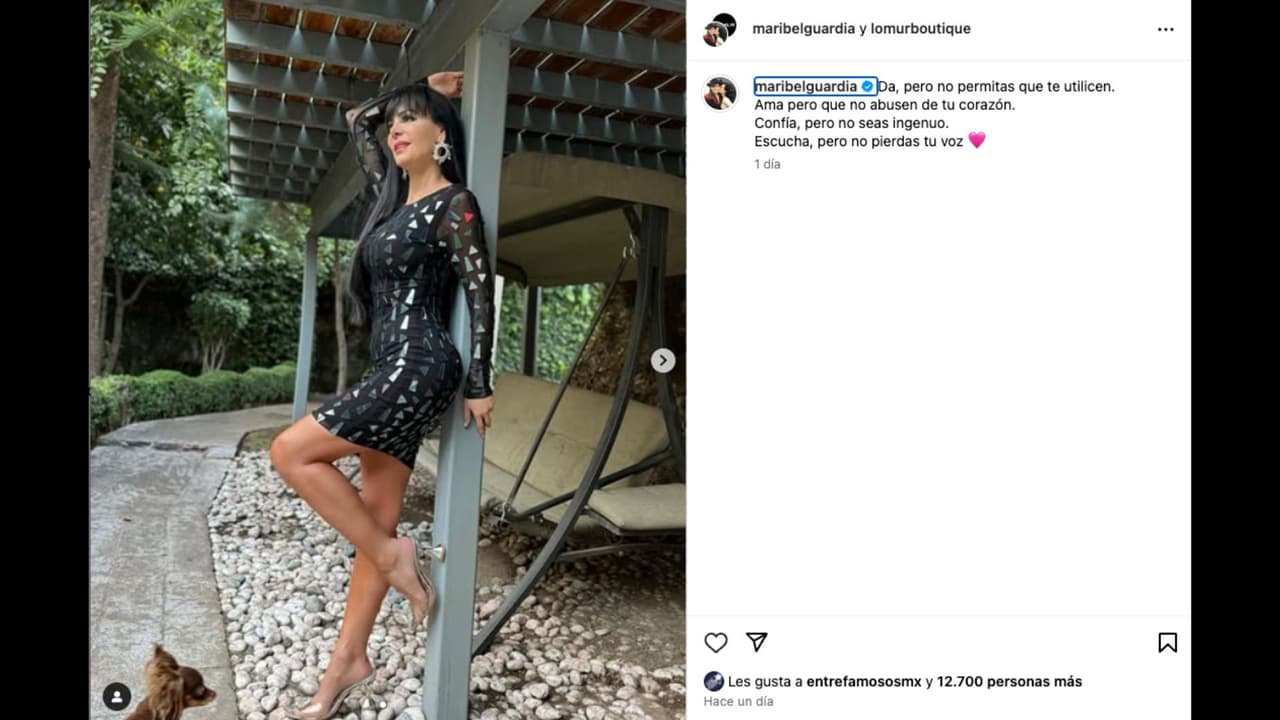 Maribel Guardia lanza mensaje tras la publicación de su nuera, ¿será una indirecta?