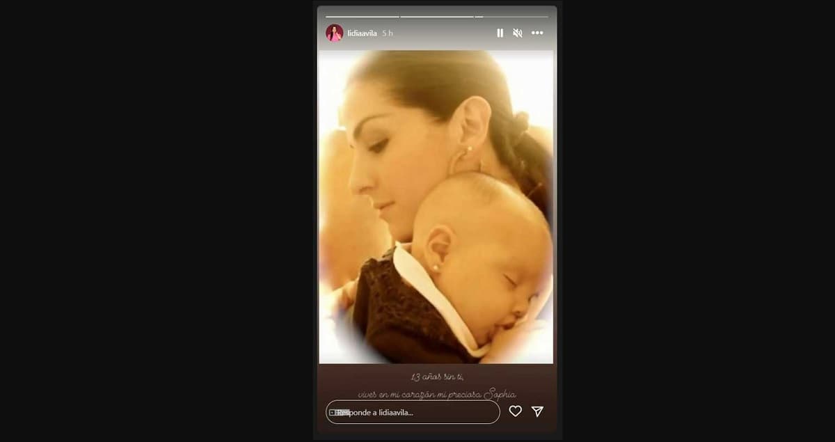 Lidia Ávila de OV7 recordó a su hija Sofía a 13 años de su muerte