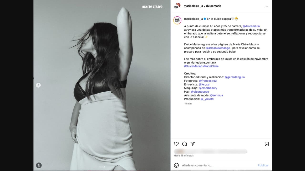 A punto de celebrar su cumpleaños #40, Dulce María revela que está esperando su segundo hijo