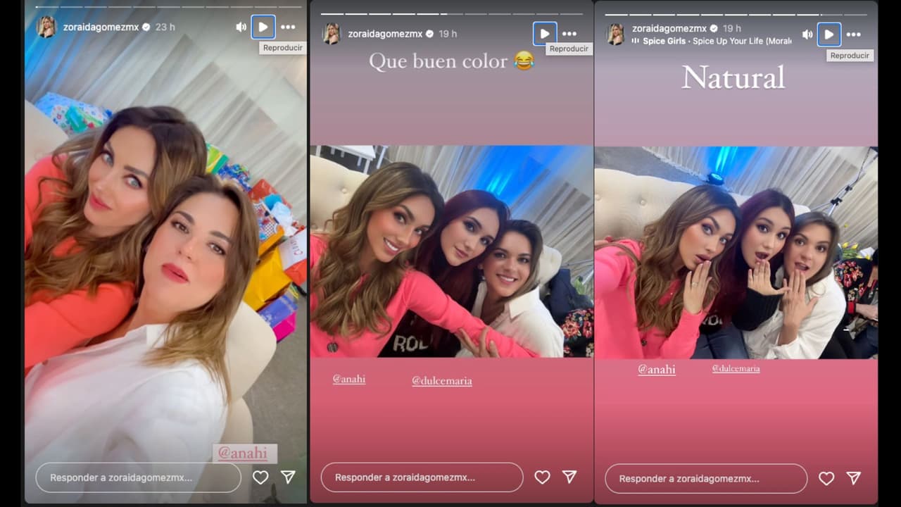 Zoraida Gómez y Dulce María asistieron a la fiesta de cumpleaños de Emiiano, hijo menor de Anahí