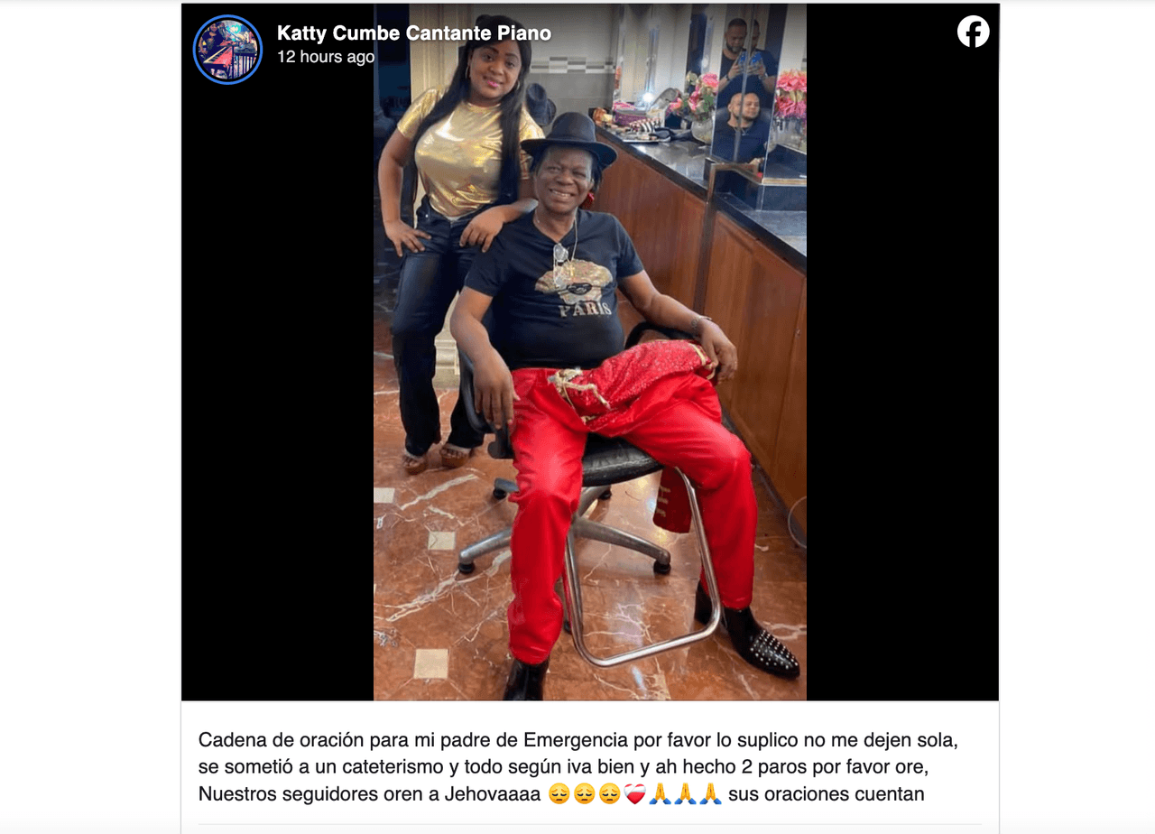 Hija del reconocido cantante suplicó por oraciones tras la hospitalización de emergencia del intérprete