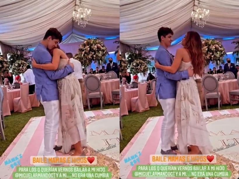 Hijo de Gloria Trevi acapara miradas en la primera comunión de la hija de Itatí Cantoral.