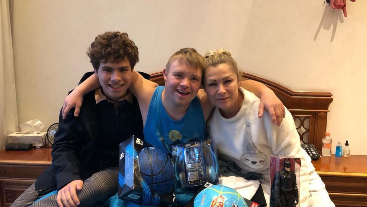 La actriz sorprendió a su hijo Luciano por su cumpleaños