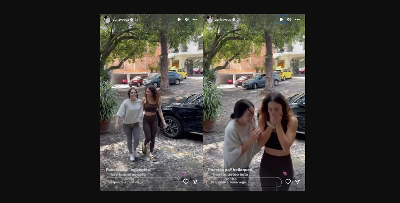 La actriz mostró la gran amistad que tiene con Dávila