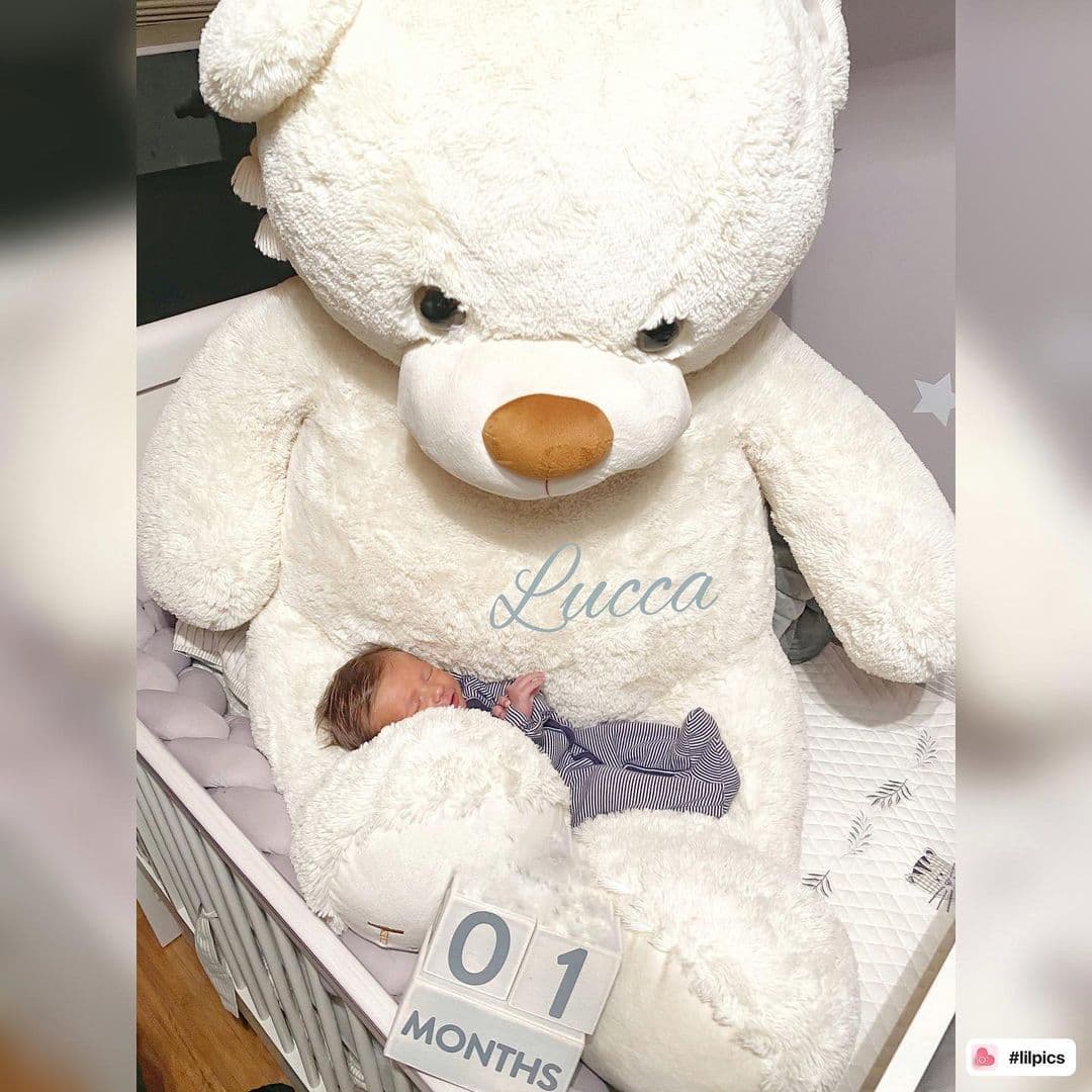 La imagen del recién nacido se volvió tendencia en redes sociales y le valió miles de mensajes. “Parece un muñequito”, “Es todo un príncipe”, “Qué lindo Lucca”, “Está hermoso”, “Es perfecto”, “Está divino el bebé”, señalaron los fans.