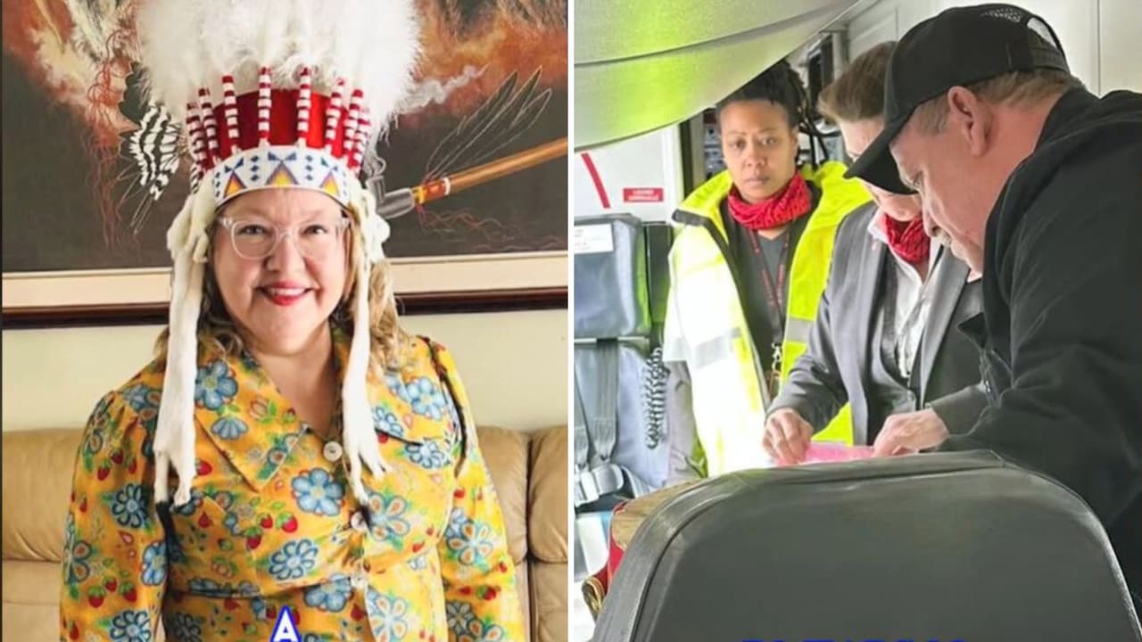 Aerolínea le quita su penacho sagrado a jefa tribal en pleno vuelo: empresa tuvo que disculparse