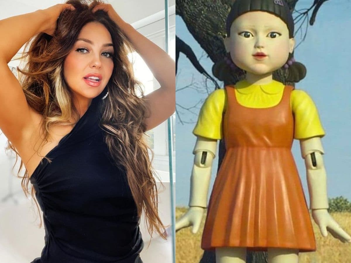 Thalía se arriesga a participar en 'El juego del calamar'; la eliminan en segundos