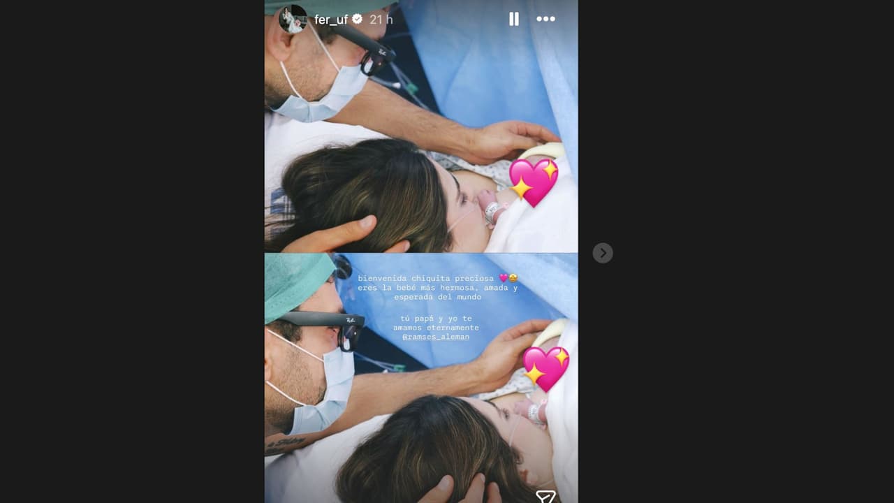 Fernanda Urdapilleta publica foto de su bebé.
