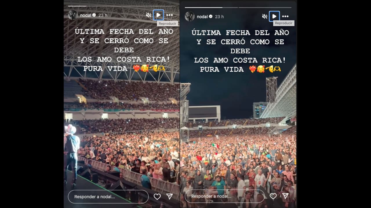 Christian Nodal ofrece su último concierto del 2024 en Costa Rica