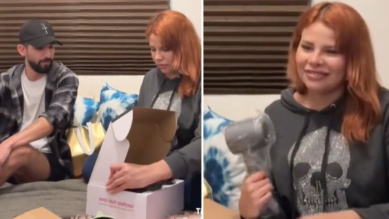 Joven le regala una secadora 'barata' a su novia y la critican por su reacción