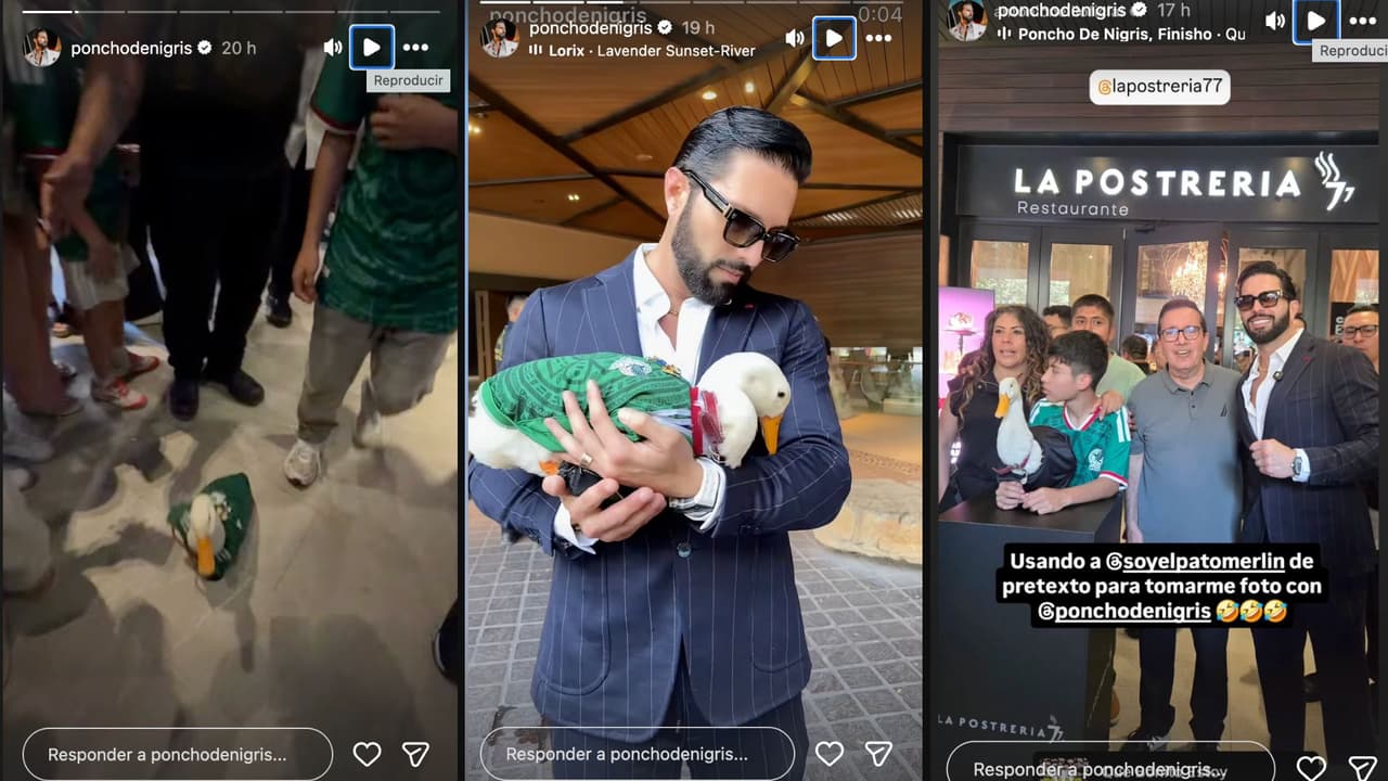 Así fue la visita del Pato Merlín a Nuevo León con Poncho de Nigris