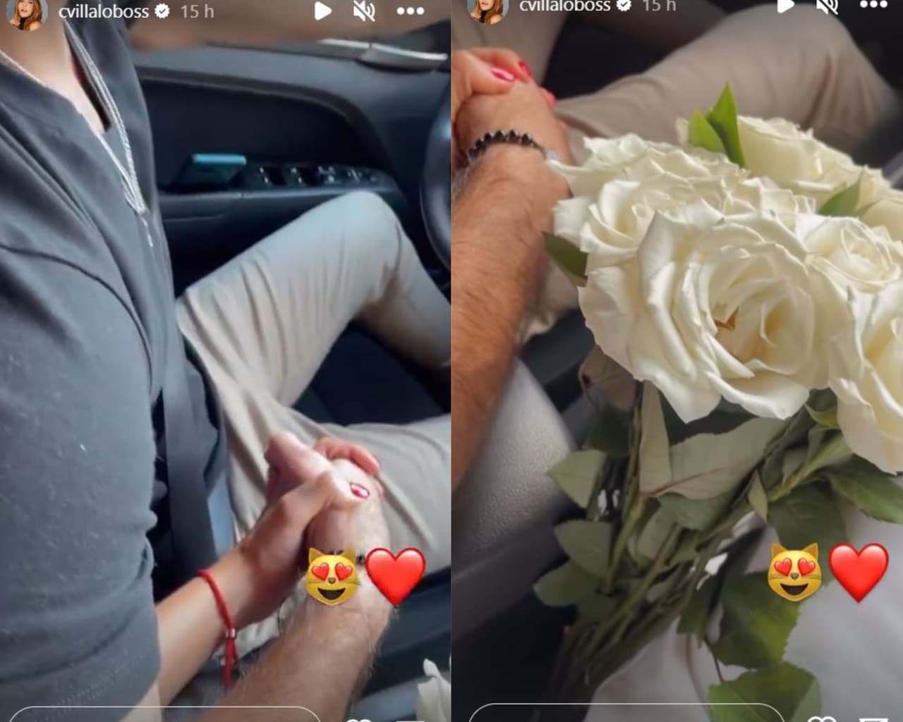 Carmen Villalobos presume romántica bienvenida de su nuevo novio.