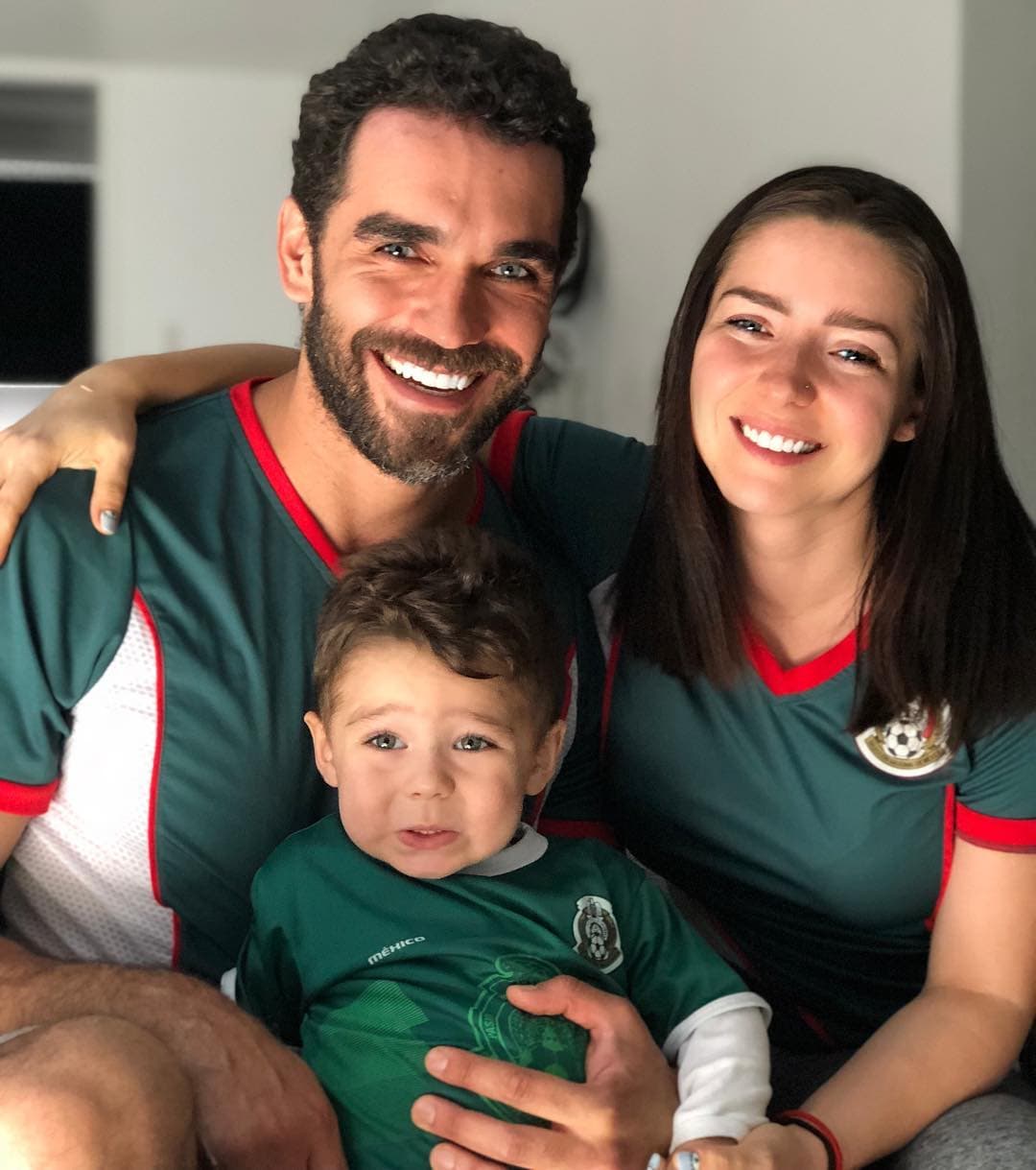 La pareja ya tiene un hijo, el pequeño Diego