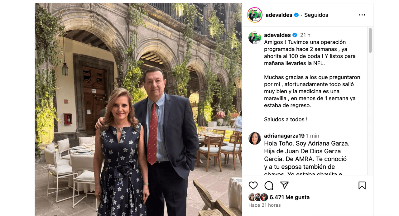 Hospitalizan a Toño de Valdés y lo someten a cirugía: con foto, revelan su actual estado de salud