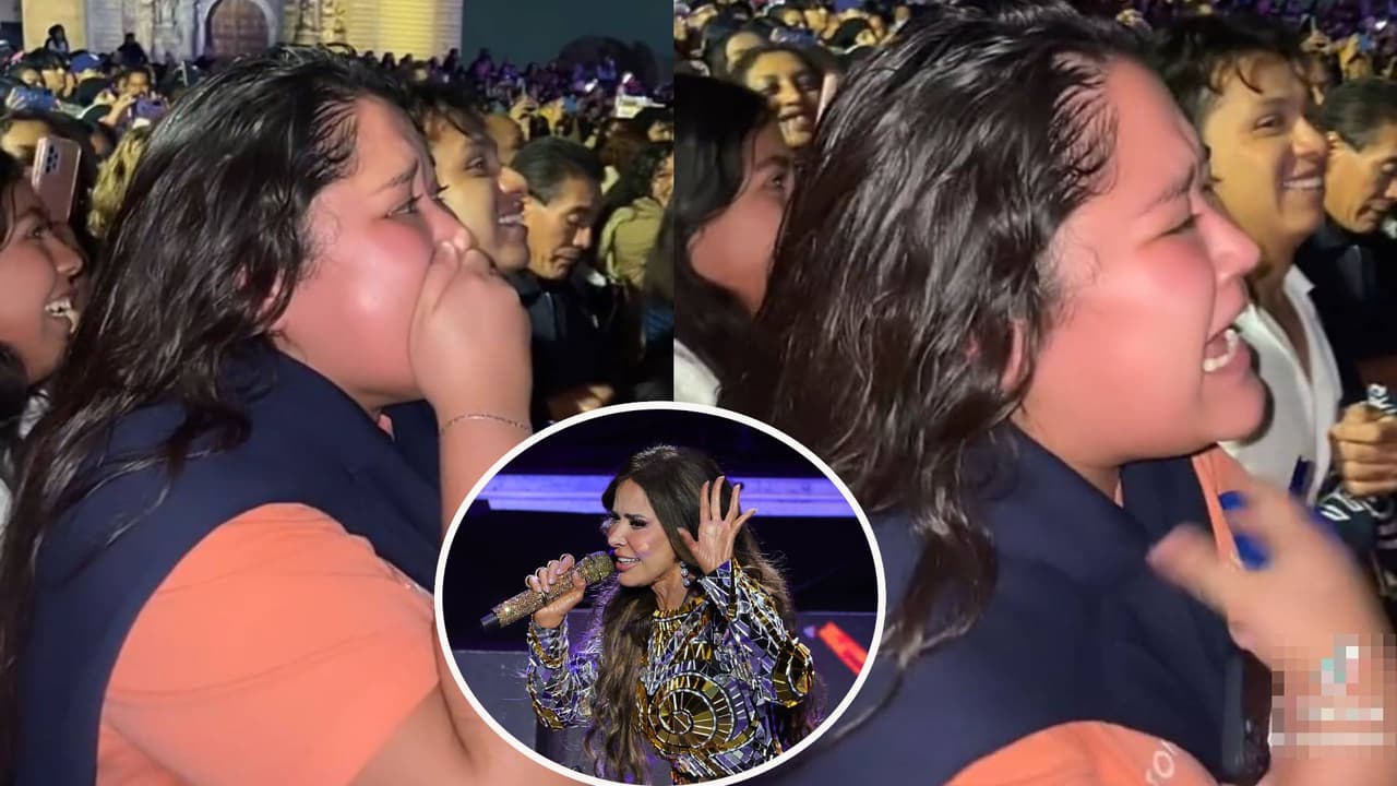 Fan de Gloria Trevi pide a gritos que no canté una canción que le recuerda a su ex