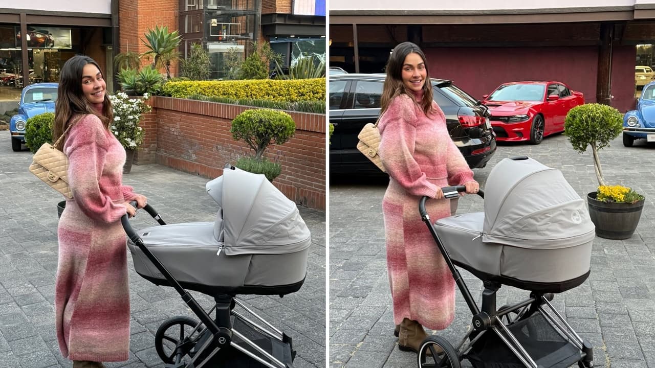 Claudia Martín comparte su primer paseo junto a su hijo Máximo
