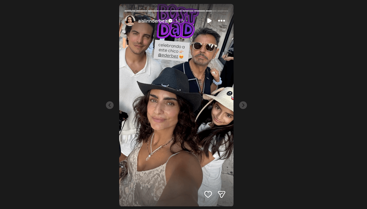 Tras reclamo a Eugenio Derbez, Aislinn Derbez publica tajante foto e impacta quiénes aparecen
