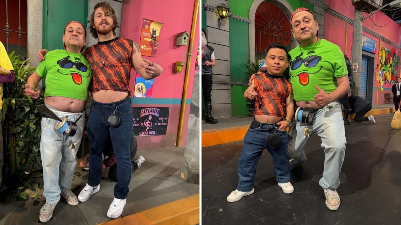 Abelito y Aldo de Nigris graban episodio de 'Vecinos': Lalo España comparte fotos con los influencers