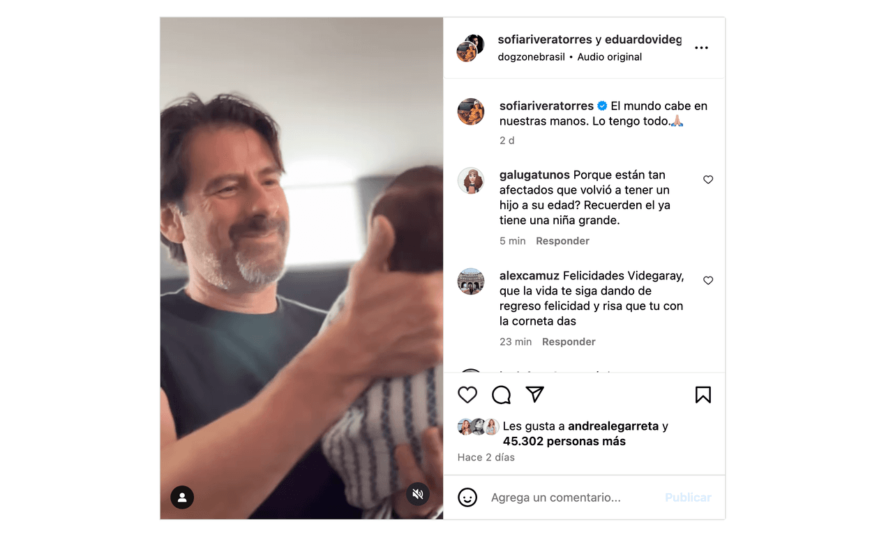 Sofía Rivera Torres presume a su hijo junto a Eduardo Videgaray